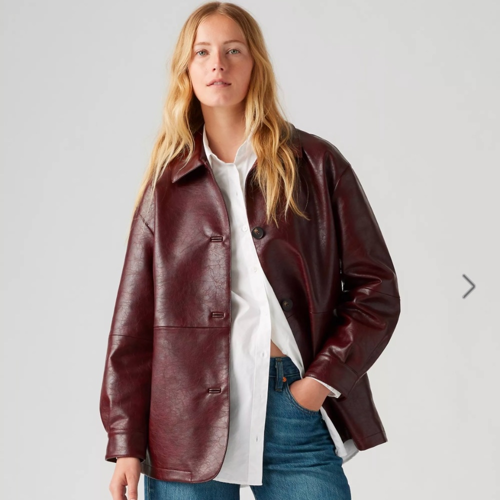Levi’s Faux Leather Vintage Blazer